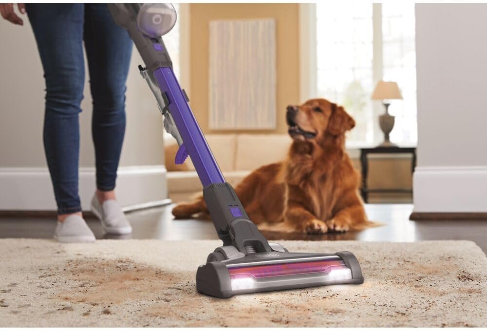 BLACK + DECKER BHFEV362DP-QW Aspirador de escoba 4en1 Power Series Extreme Especial para mascotas con batería externa 36V 2Ah.3 velocidades y 78min de autonomía.