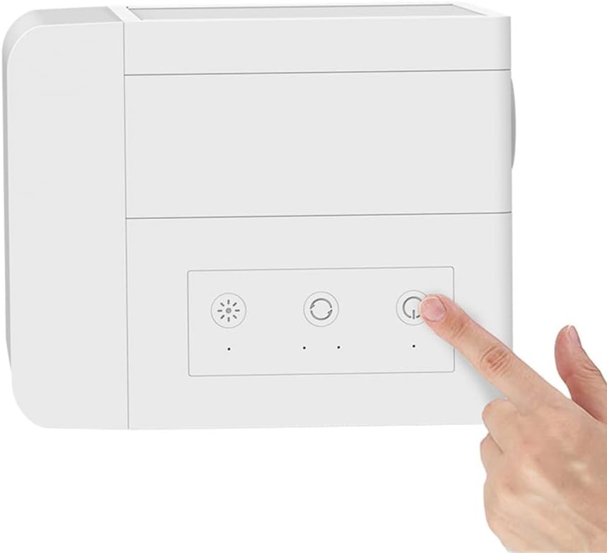 Mini Air Conditioner, 800ML Water Tank Room Evaporative Air Cooler, Personal Air Conditioner for Bedroom, Office, Desk