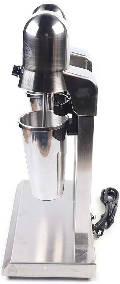 Electric Milkshake Maker, 110V 560W Commercial Stainless Steel Drink Mixer Machine Smoothie Malt Blender with 2 Speed Adjustable (560W)