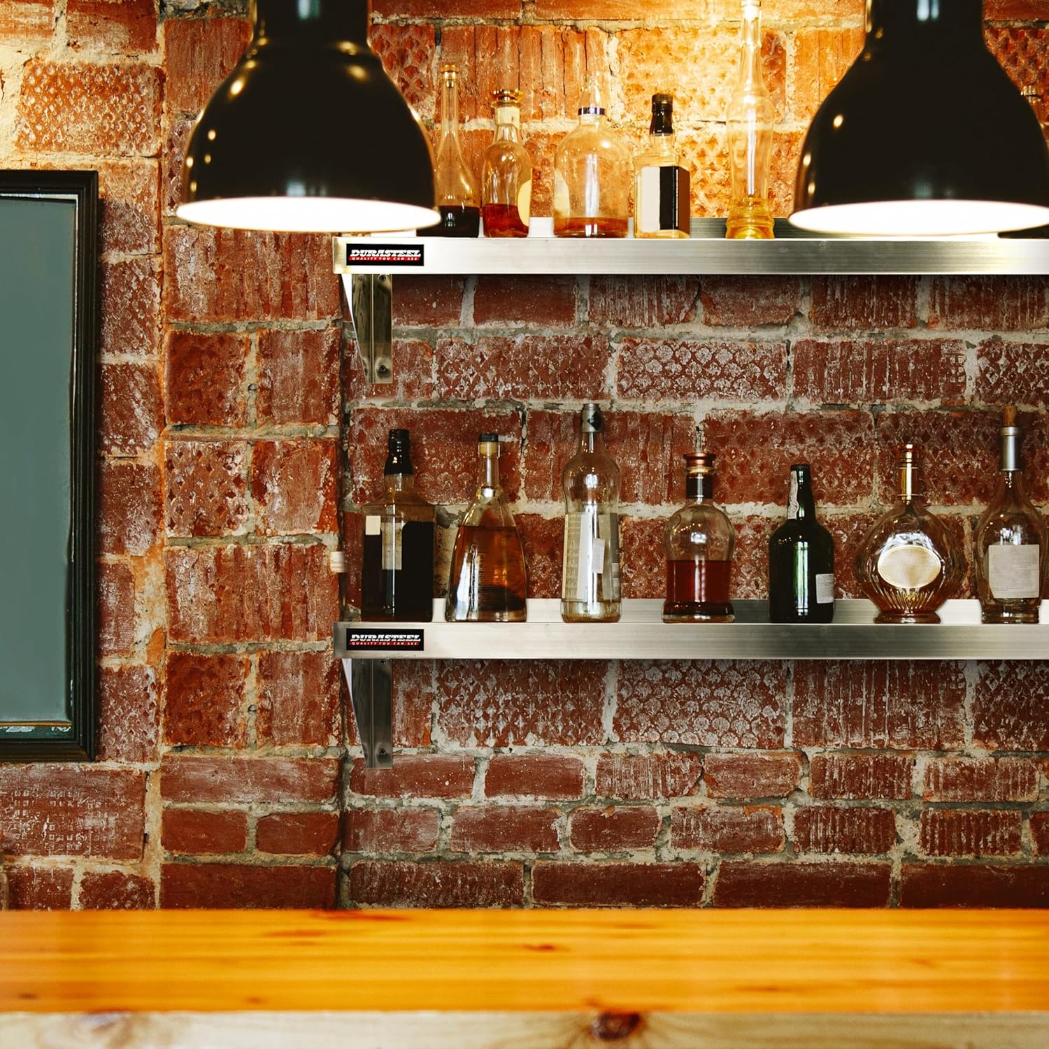 DuraSteel Stainless Steel Wall Shelf - 36