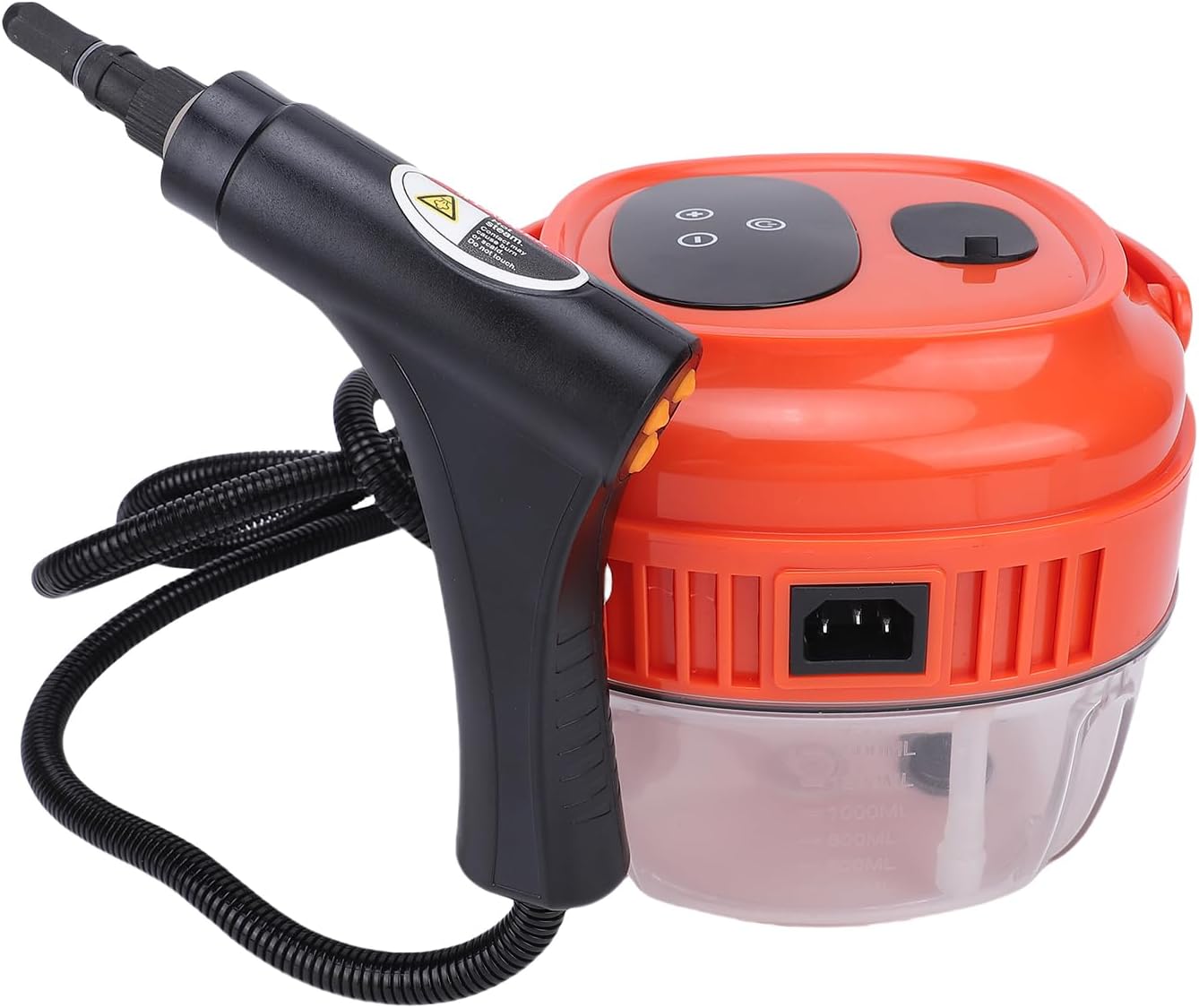 Steam Cleaner for Home & Car, 1800W 6-Level Pressure Portable Handheld Steamer with 1700ml Tank for Grease Tile Couch Floor Furniture (US Plug 110V)