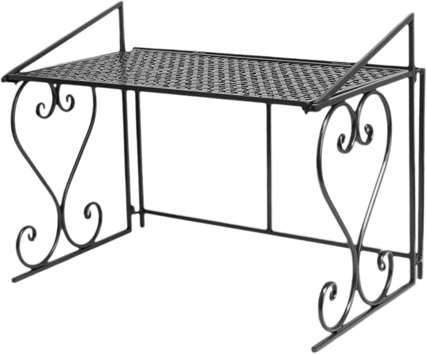 Metal Shelf Microwave Oven Rack Kitchen Organizer Counter Cabinet Storage Sturdy