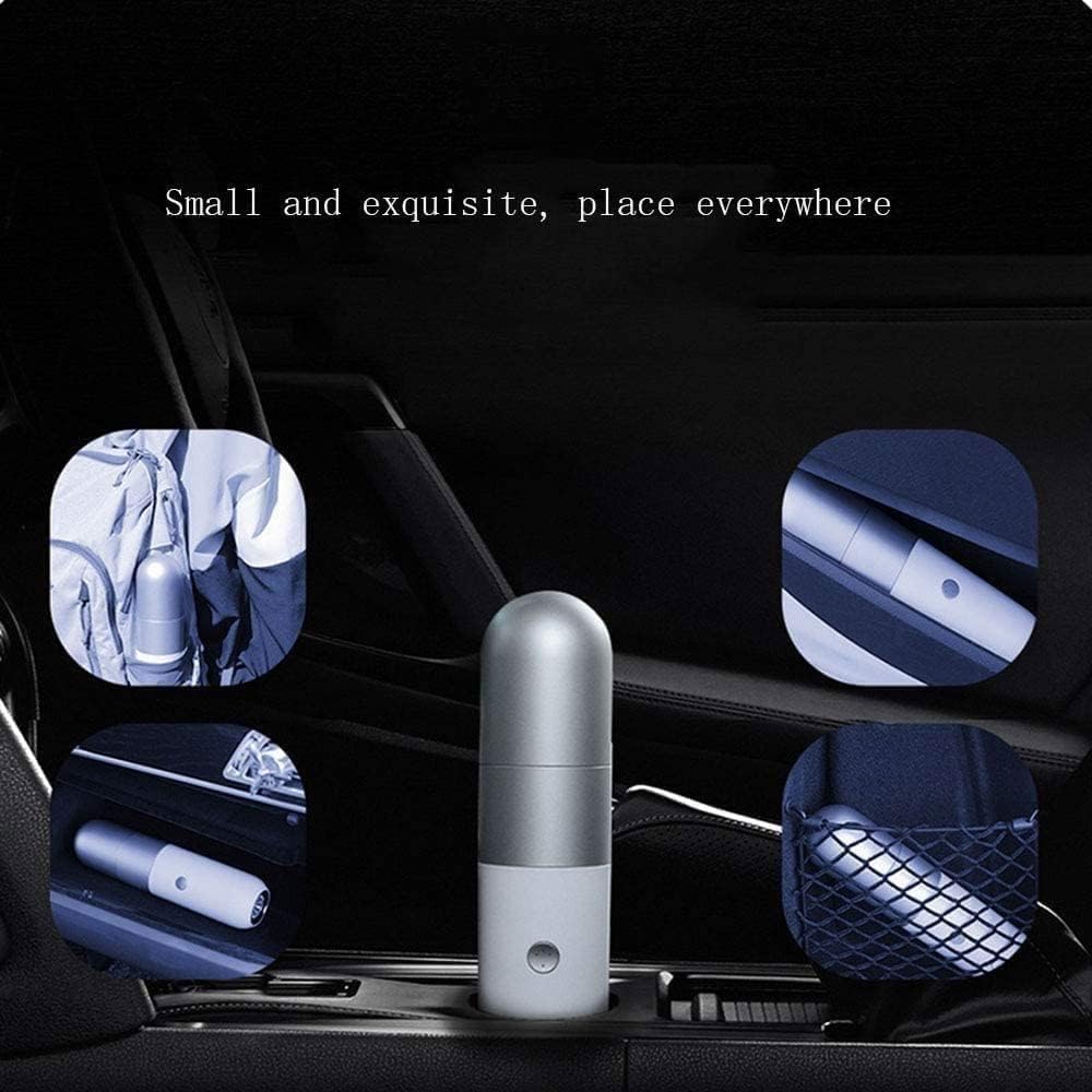 Handheld Vacuum Cordless, Portable Hand Held Car Vacuum Cleaner, USB Rechargeable Mini Vacuum for Home Office Pet Hair Cleaning (Color : Gray)