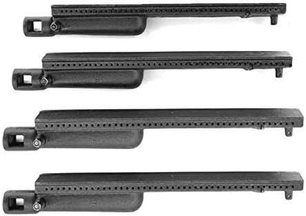 4 Pack Cast Iron Burner for Aussie 7202, CAPTN Cook, Centro, Turbo 720-0057, Nexgrill, SAMS, Bakers & Chefs Bull and Gas Grill Models