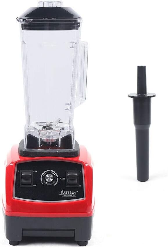 TBVECHI Electric Juice Blender Smoothie Ice Crusher Multi-Function 2200W 2L Red