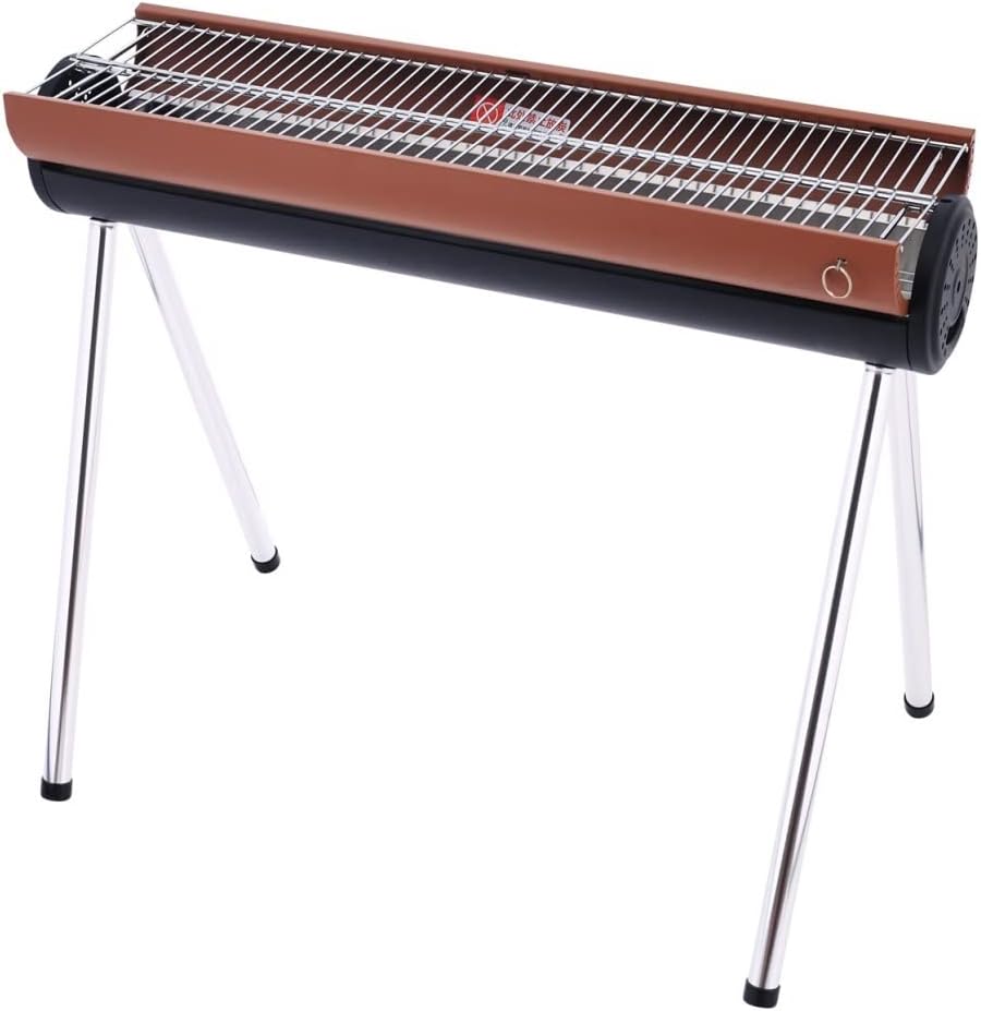 Outdoor Charcoal Grill Outdoor Stainless Steel Barbecue BBQ Grill with Storage Bag Portable Folding Barbecue Camping Tools Charcoal Grill BBQ Grill Barbecue Grill