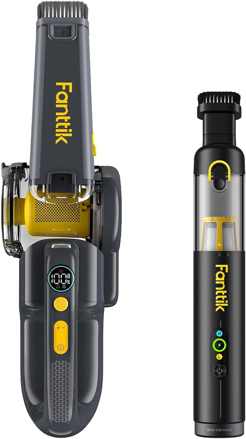 Fanttik Fold V10 Ultra Deluxe Handheld Vacuum Cordless Slim V10 Mate Cordless Car Vacuum