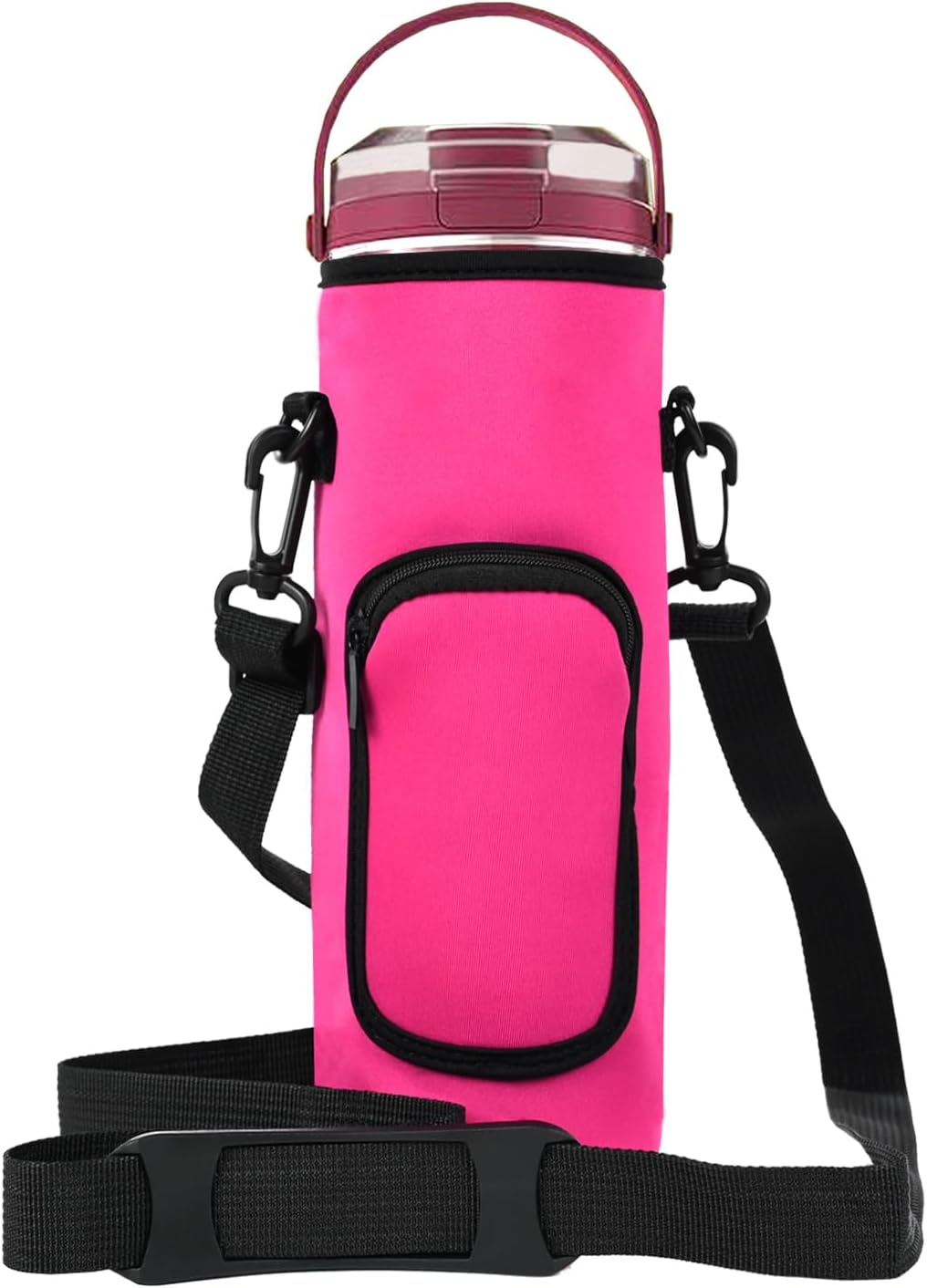 AF-WAN Portable Blender Carry Storage Bag sleeve with Shoulder Strap for Ninja BC151NV/BC51NV/BC151BK/BC151CR/BC151EM/BC151PR/BC151WH 18oz Blast Portable Blender (Red Rose)