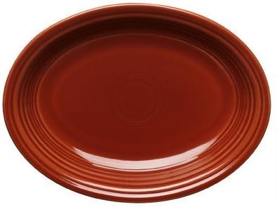 Fiesta 11-5/8-Inch Oval Platter, Paprika by Homer Laughlin
