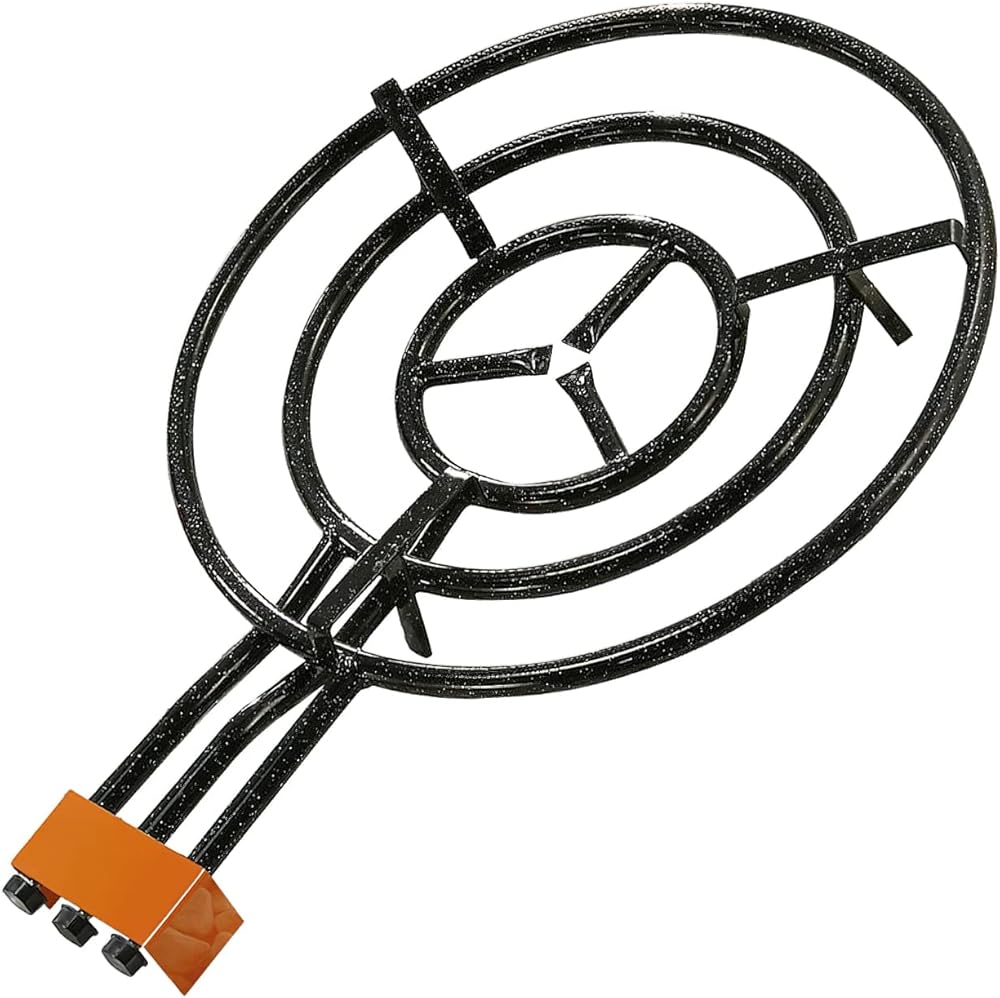 Garcima G600 Paella Propane Gas Burner, Enamel Steel, 24 inches