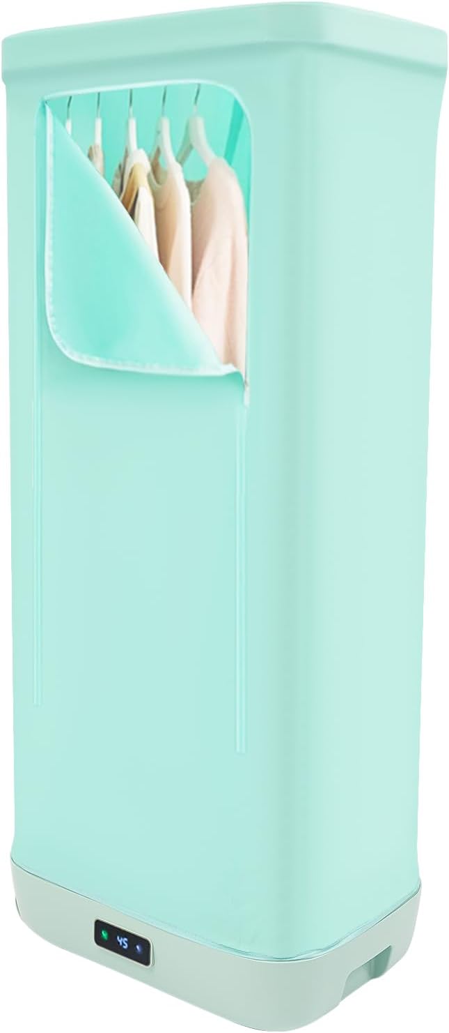 Portable Clothes Dryer - Upgrade Foldable Mini Clothes Dryer Machine, Mini Quick Drying Dryer 110V Automatic Ironing Machine, Large Capacity Travel Electric for Apartments, RV, Shoes, Underwear