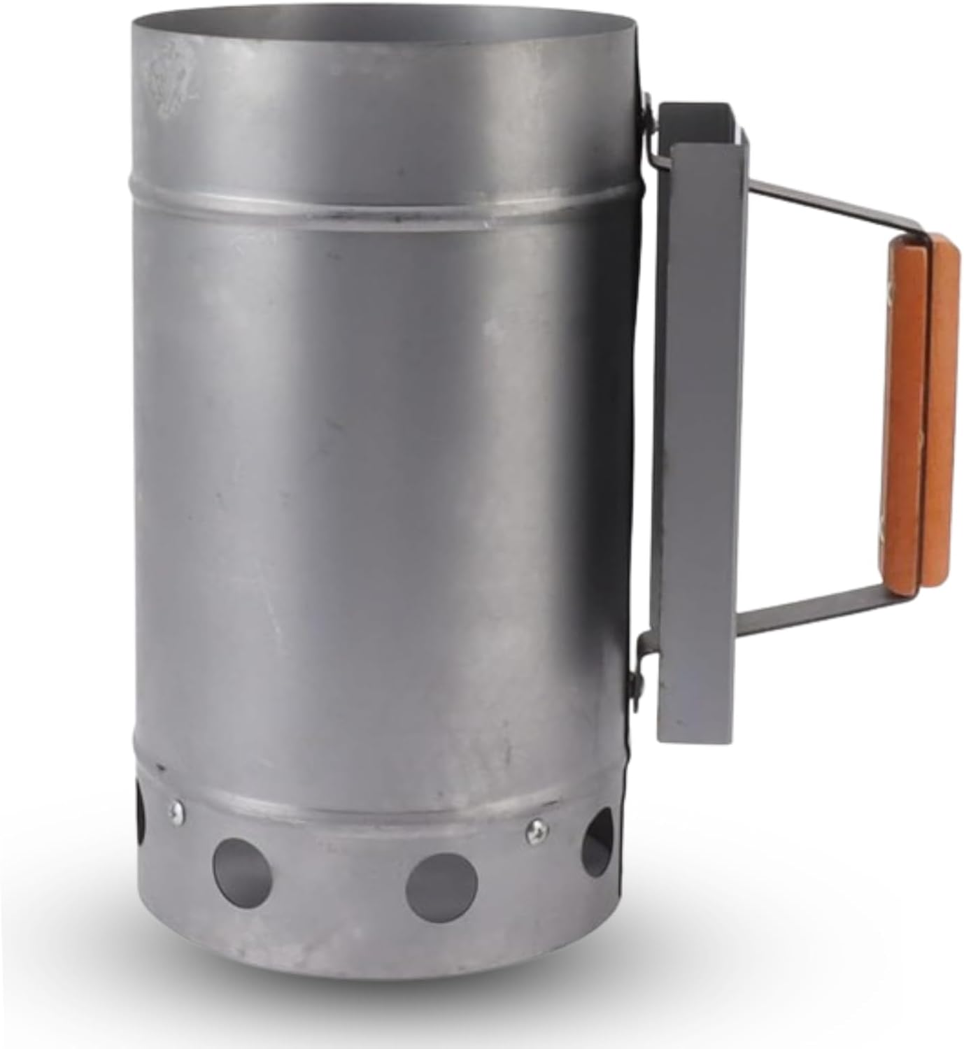 Charcoal Chimney Starter, Compact Chimney Starter Heavy Duty Chimney Starter BBQ Grill Tools Charcoal Grill Accessory for Outdoor Camping