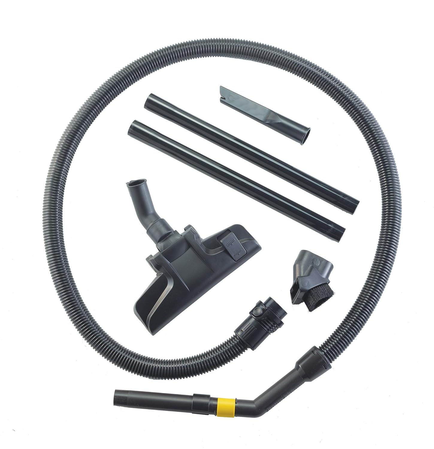 PORTAPOWER Lightweight Canister Vacuum Cleaner with Attachments & Eureka 3670M Canister Cleaner, Lightweight Powerful Vacuum for Carpets and Hard Floors, w/ 5bags,Yellow