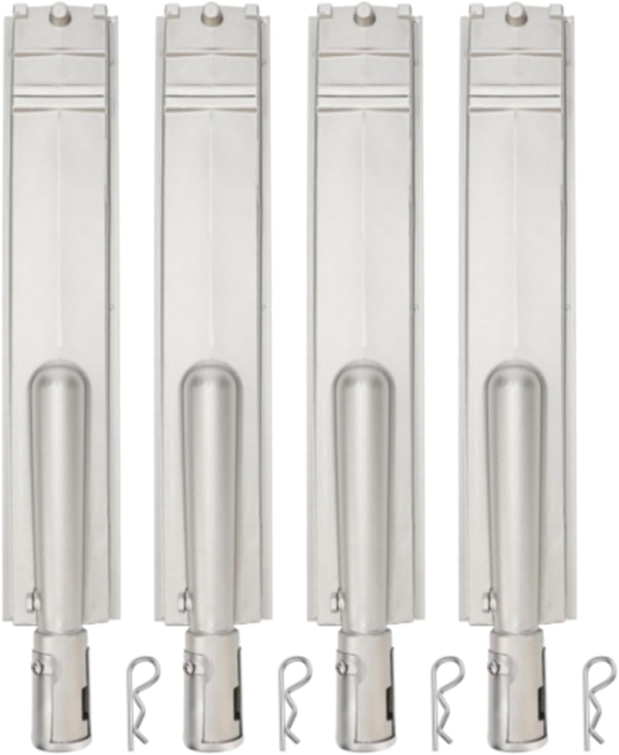 304 Stainless Steel BBQ Grill Burner Replacement 16x3.1x2.1 in for Natural Gas Grills for CIT for CAST-IRON CITSS for CIT-SS 23301 16516 26106 44305(4pcs)