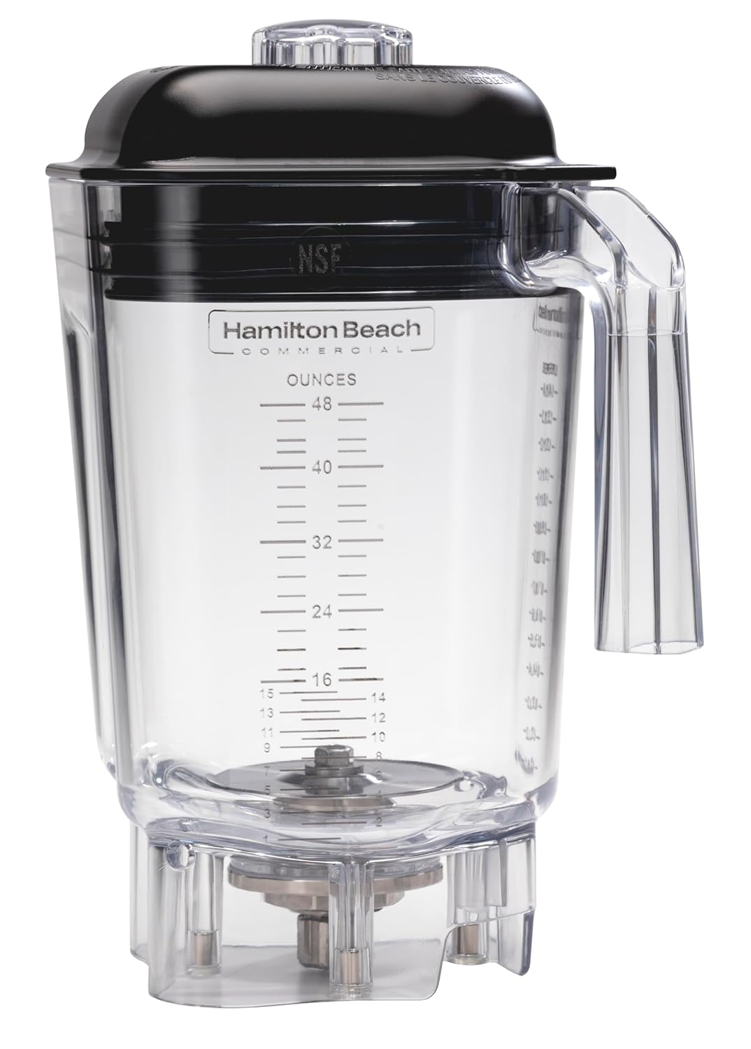 Hamilton Beach Commercial Summit Edge High-Performance Blender AirWhip Frothing BPA-Free Copolyester Container, 48 oz / 1.4 L Capacity, Fits Summit Edge Blender HBH855, NSF Certified, 6126-851