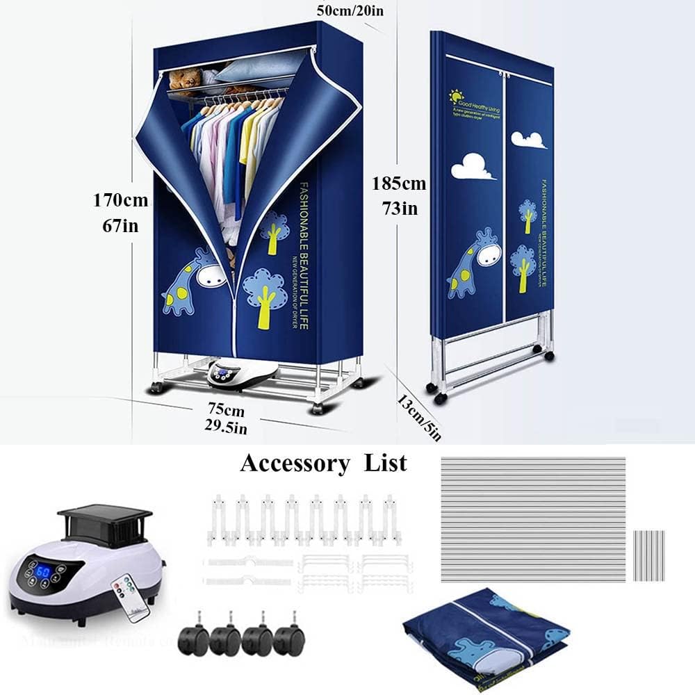 Electric Clothes Airer 1500W 2/3-Tier Portable Clothes Dryer Rack,Folding Electric Heated Laundry Drying Airer,Energy Saving with Remote Control for Apartment Home The New