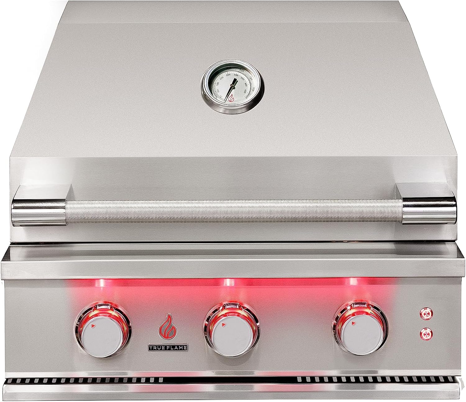 Premium 25-Inch 3-Burner Built-In Propane Gas Grill w/Grill Lights - TF25-LP