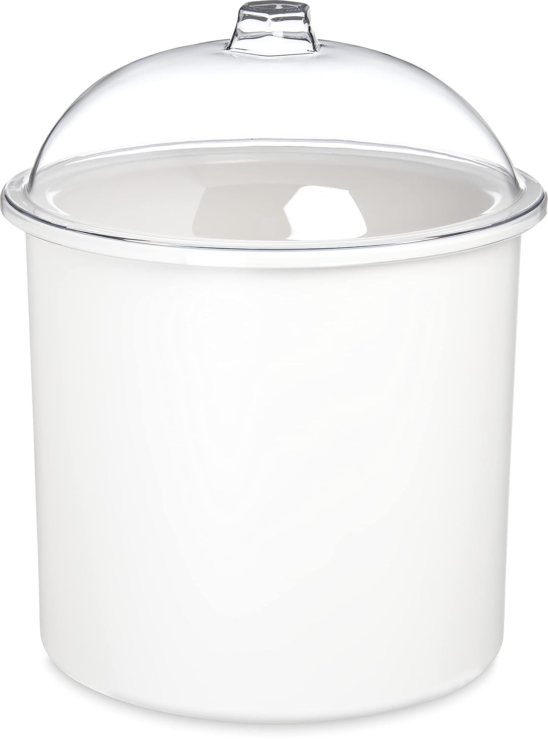 Carlisle FoodService Products Coldmaster Ice Cream Server Insulated Crock with Lid for Kitchens and Restaurants, Plastic, 3 Gallons, White