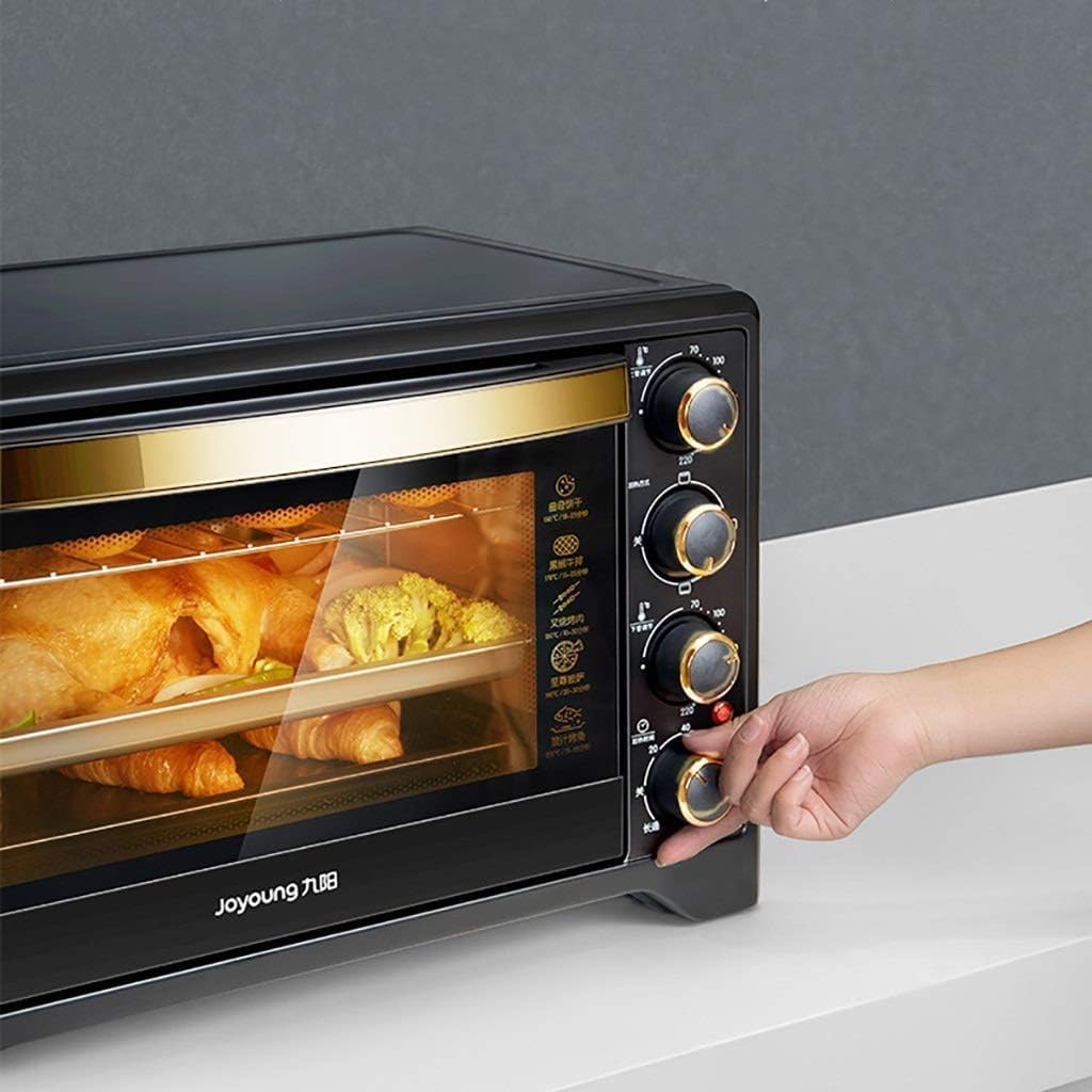 oven mini oven air fryer oven Mini Ovens 38L Large Capacity Electric Oven, Household Independent Temperature Controlled Mini Oven, Multifunctional Small Three-layer Oven, Zinc Plate Explosion-proof