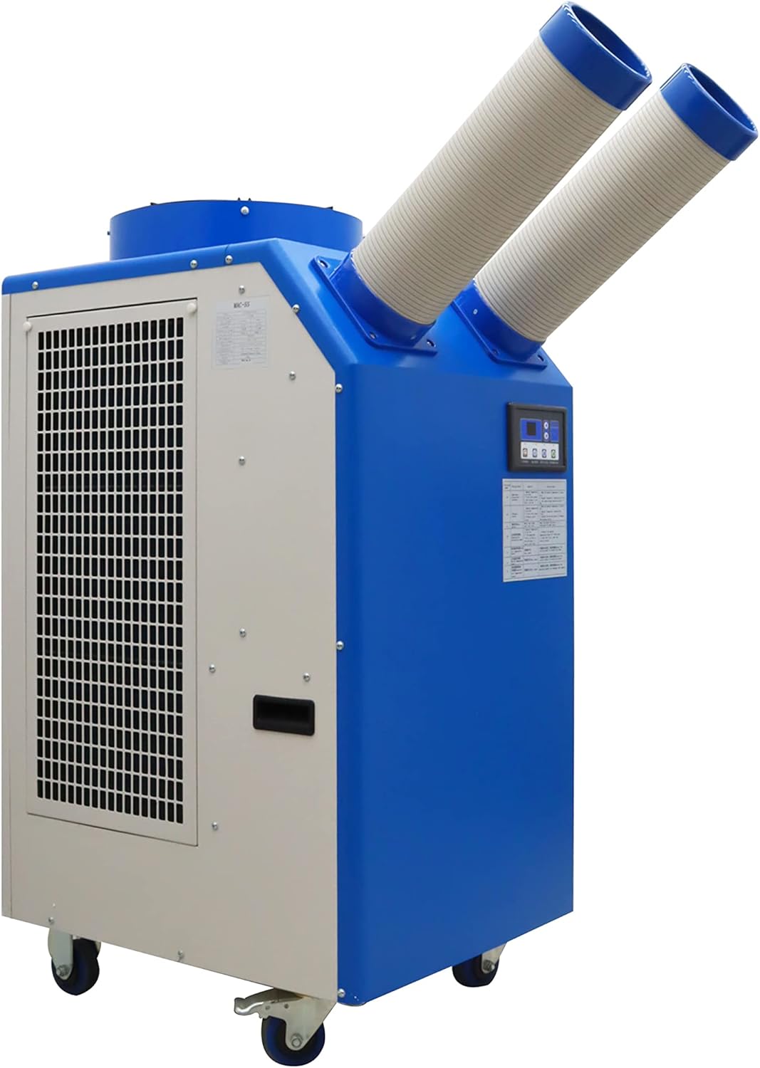 INTBUYING Mobile Industrial Air Conditioners Spot Cooler Air Conditioner Workshop Post Cooling Mobile Air Conditioners Double Outlets 220V