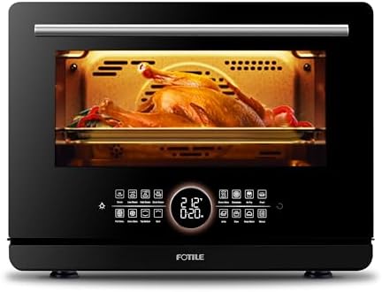 FOTILE HYZK32-E3-B ChefCubii 1.1 cu. ft. 4-in-1 Combi-Steam Oven with Steam-Bake, Air Fry, Convection, Dehydrator Functions, and 50 Preset Menus, Black
