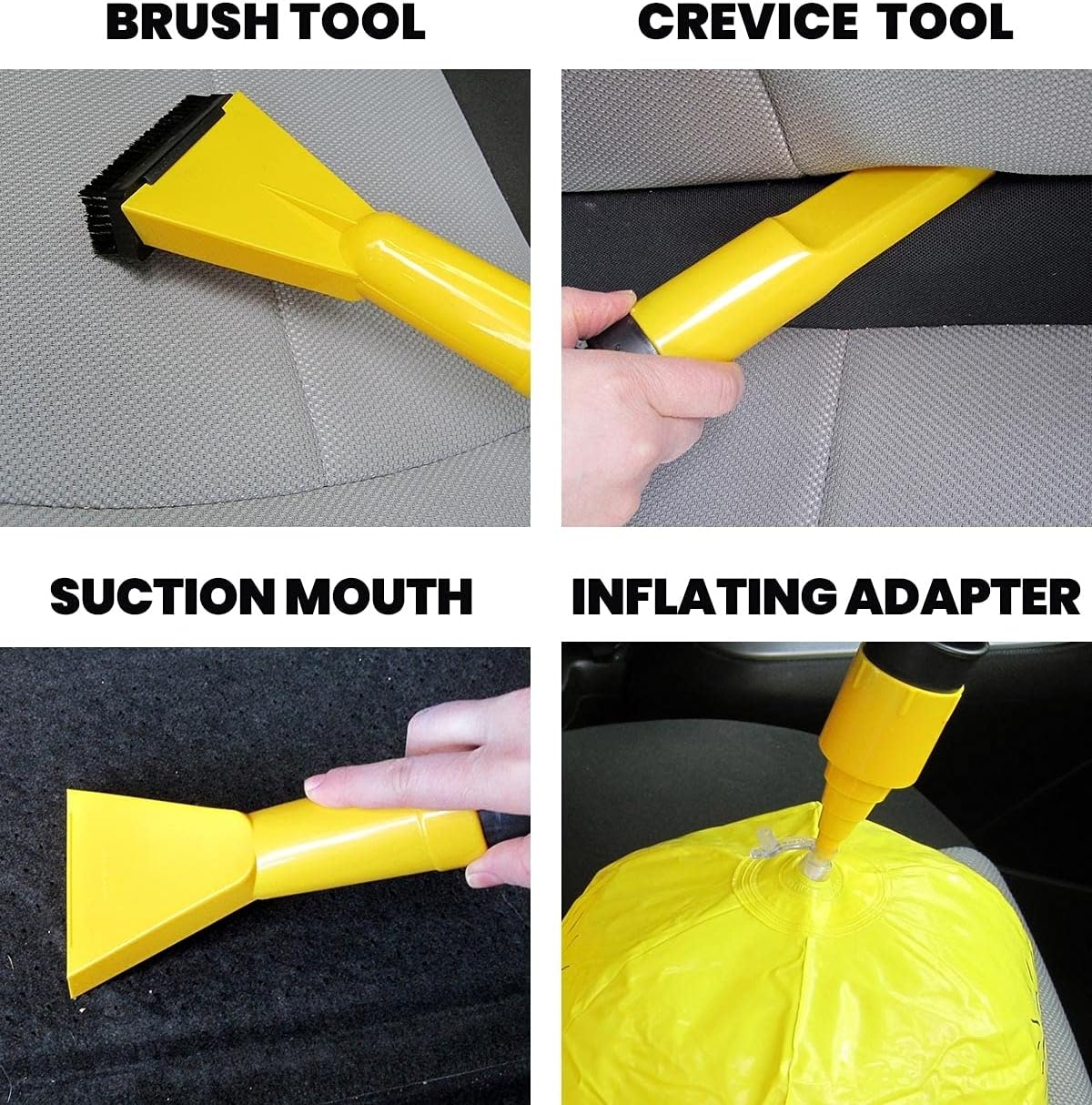 Koolatron 12 Volt Wet/Dry Canister Vacuum Cleaner - Handheld Car Cleaner with Attachments & Heavy Duty Suction, Compact and Portable Design, Ideal for Cleaning Vehicle, Truck, Carpet, Floor Etc