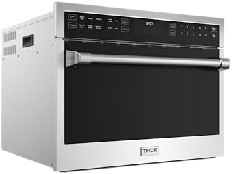 Thor Kitchen 24 Inch Built-In Air Fry Microwave Oven with Drop-Down Door