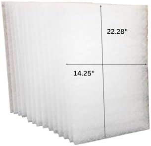 Fast-Shipped-Filters 20 Pack 16x25 Replacement Filter Pads Designed to Fit Totaline Air Cleaner Refill White CG1000