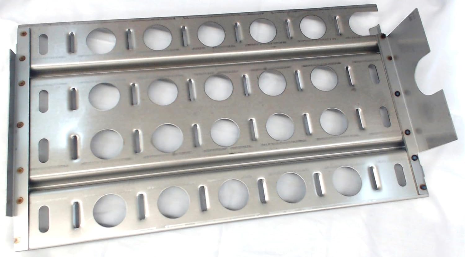 Replacement for 92571, Gas Grill Stainless Steel Heat Plate 2BR27FR, L27, L27-1-2006, L27-1-2008