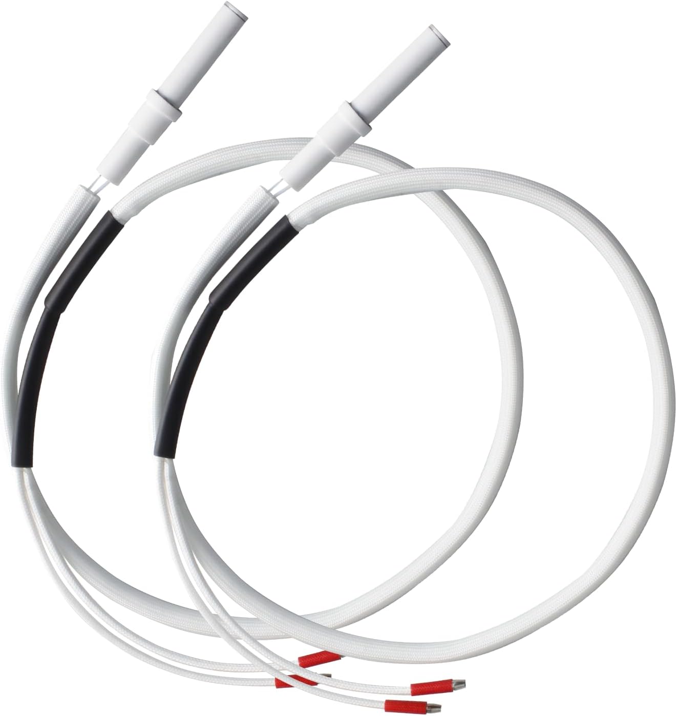 Village Smoker 2-Pack Upgrade Ceramic Hot Rod Igniter 12V 80W Replacement for Green Mountain Grill Daniel Boone(Ledge) Prime & Jim Bowie(Peak) Prime Part Number P-1217# P-1271