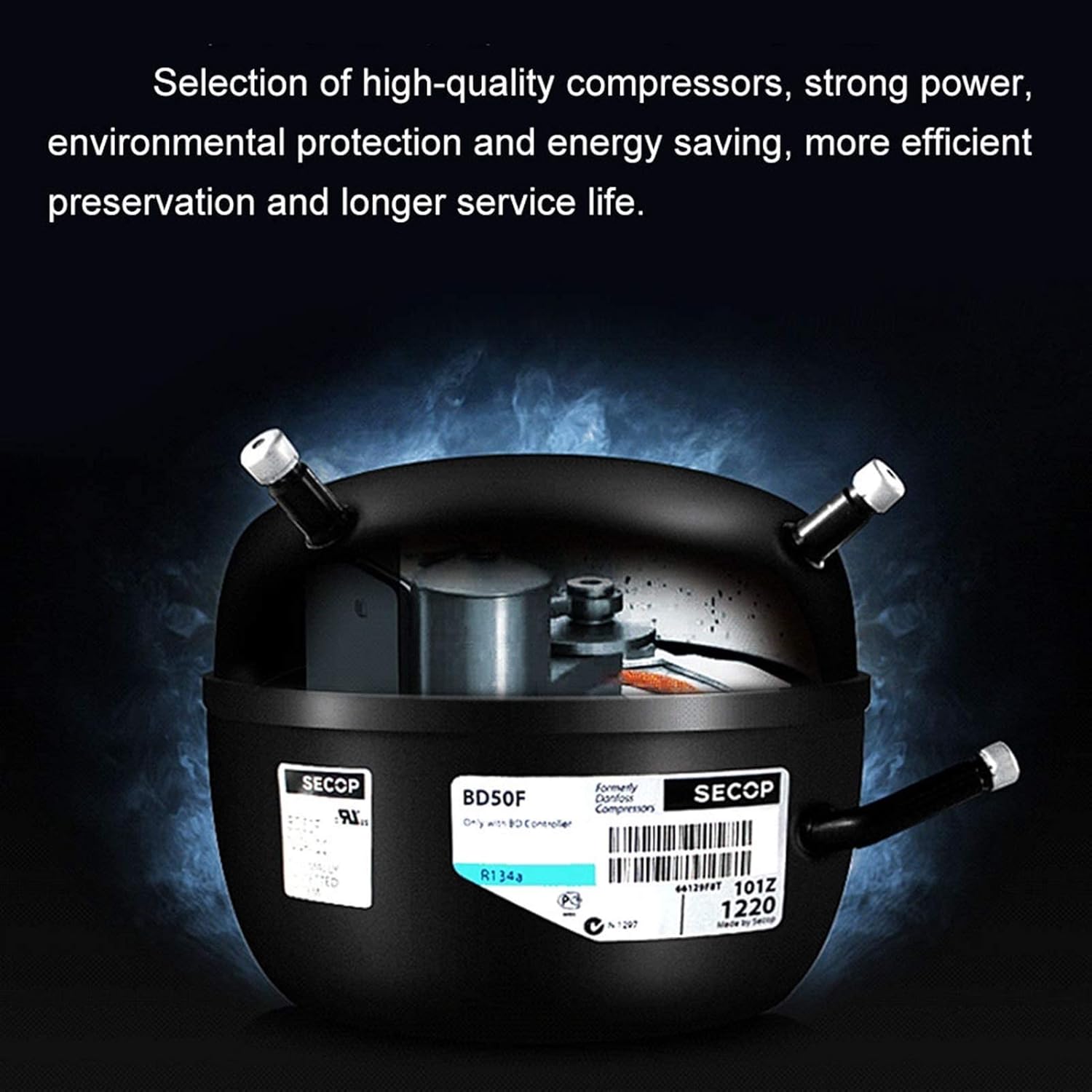 CompressorWine Cabinet Refrigerator, Large Independent Wine Cellar, Adjustable Refrigerator, Energy-Saving Silent Beverage Cooler, Glass Door