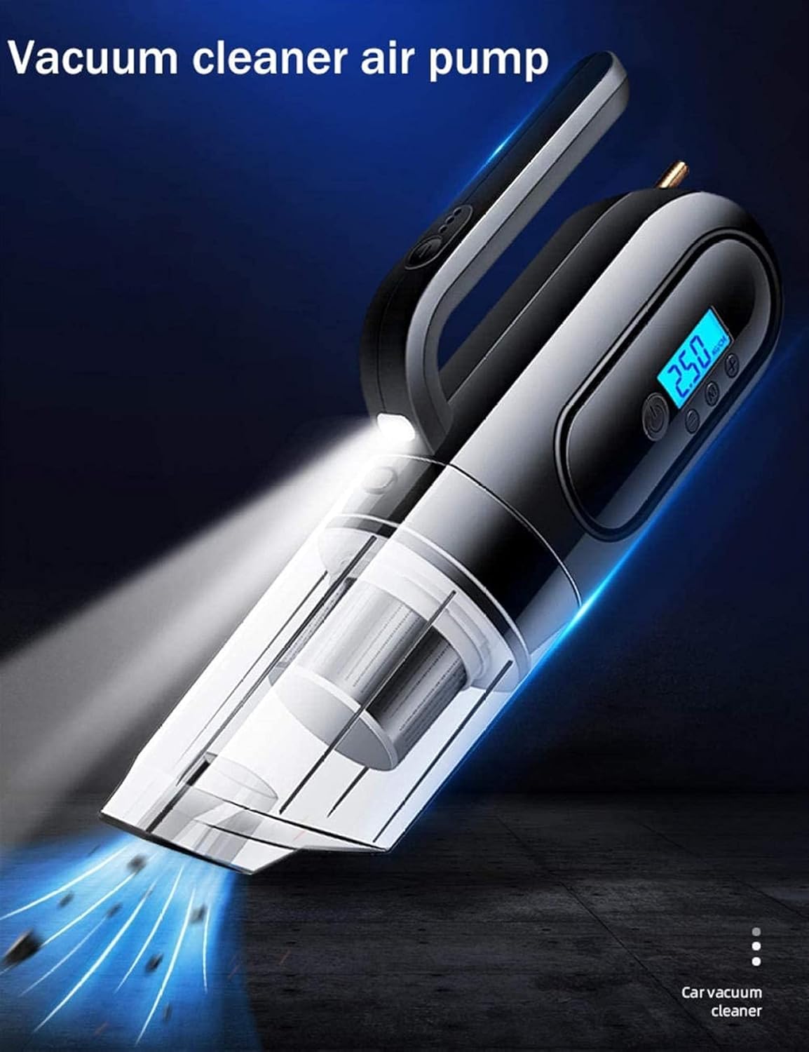 Handheld Vacuum Cleaner, 4Kpa 12V Portable Powerful Cyclonic Suction Hand Vacuum,for Home Pet Hair Car Cleaning