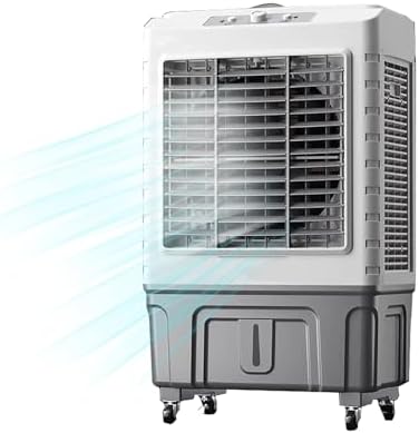 Water Cooler Fan 3 Speeds Portable Room Air Conditioner, Evaporative Air Cooler with Misting Function, 55L Evaporative Cooler Purifier