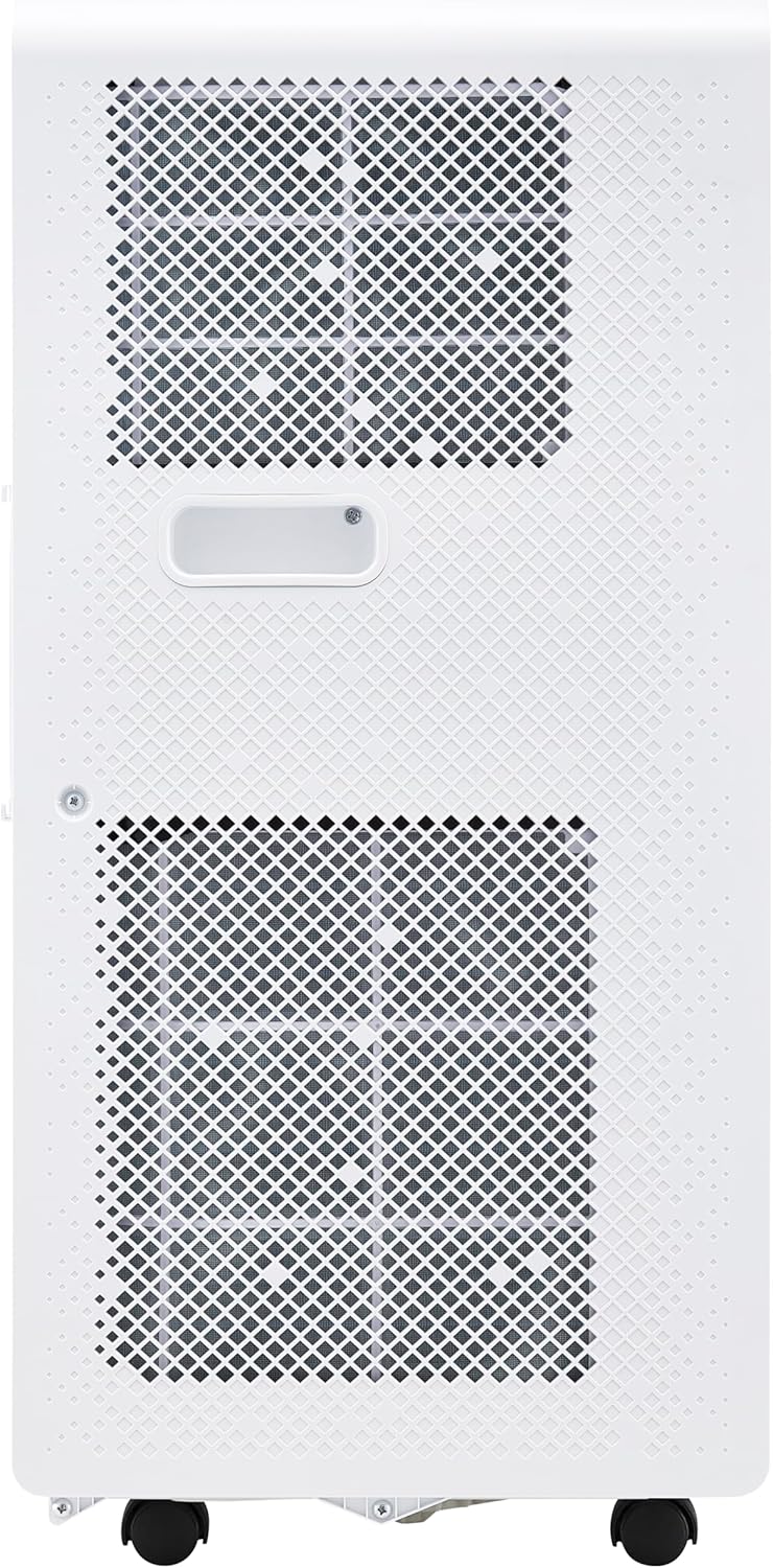 LG 8000 BTU (DOE) / (11000 ASHRAE) Portable Air Conditioner Cools 350 Sqft Easy Install, Remote Control, LCD Display, Washable Filter Eco-friendly AC Unit, White LP0825WFR