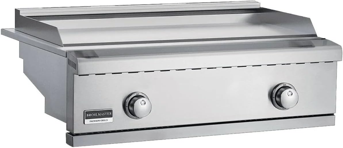 Broilmaster B-Series 32-Inch Built-In Natural Gas Griddle (Propane Gas)