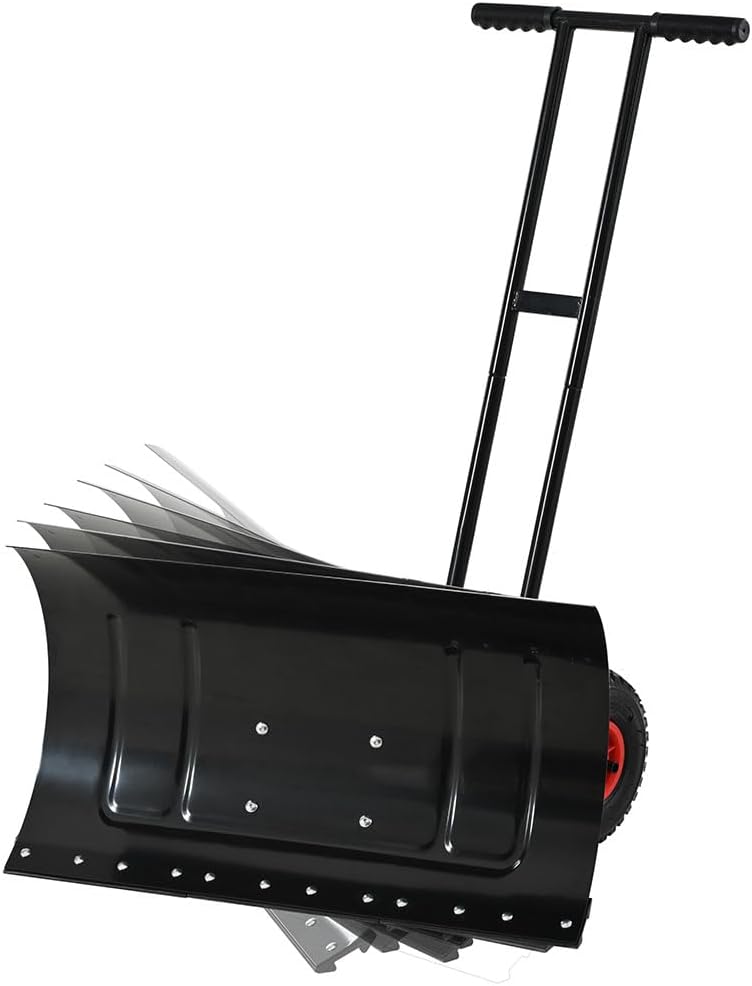 Heavy Duty Steel Snow Shovel for Driveway, 30