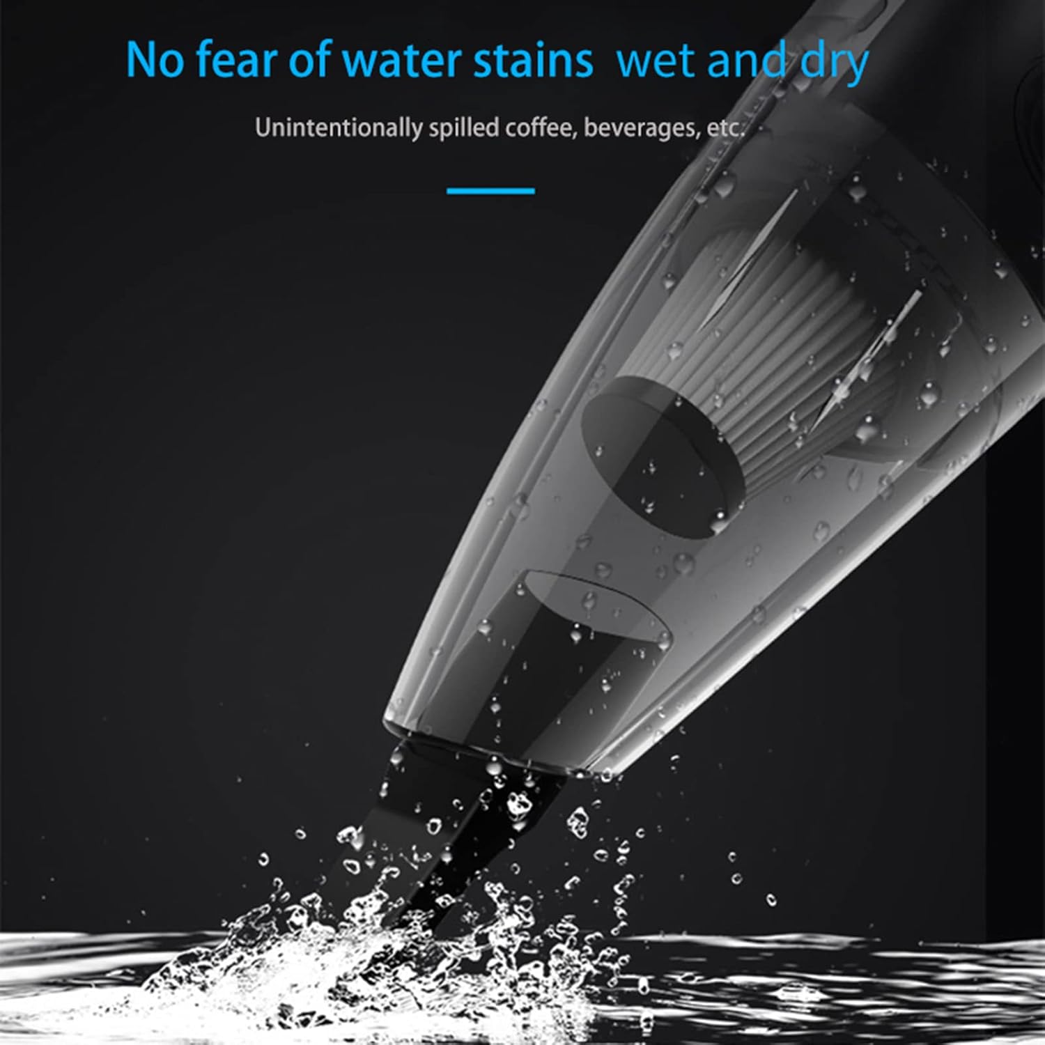 Car Vacuum Cleaner, Portable High Power Mini Handheld Vacuum Cleaner for Wet and Dry Cleaning, 16 Ft Cord for Home, Pet Hair, Car Cleaning