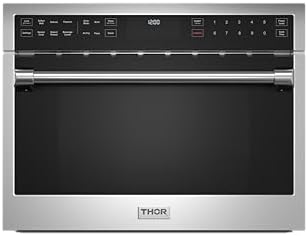 Thor Kitchen 24 Inch Built-In Air Fry Microwave Oven with Drop-Down Door