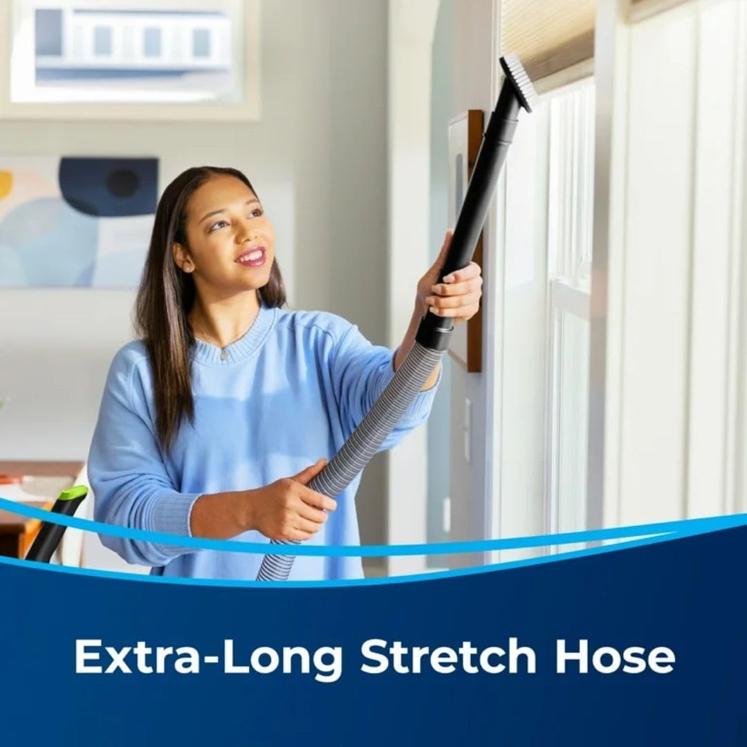 BIISSEELL PowerForce Helix Turbo Rewind Pet Upright Vacuum High Suction for Deep Cleaning