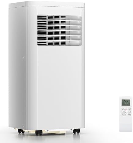 ZAFRO Portable Air Conditioners, 10000 BTU, 3 in 1 Portable AC Unit with Window Kits, Fan & Dehumidifier Modes, Cools up to 450 Sq.Ft, LED Display/Remote Control, 24H Timer for Living Room, Bedroom