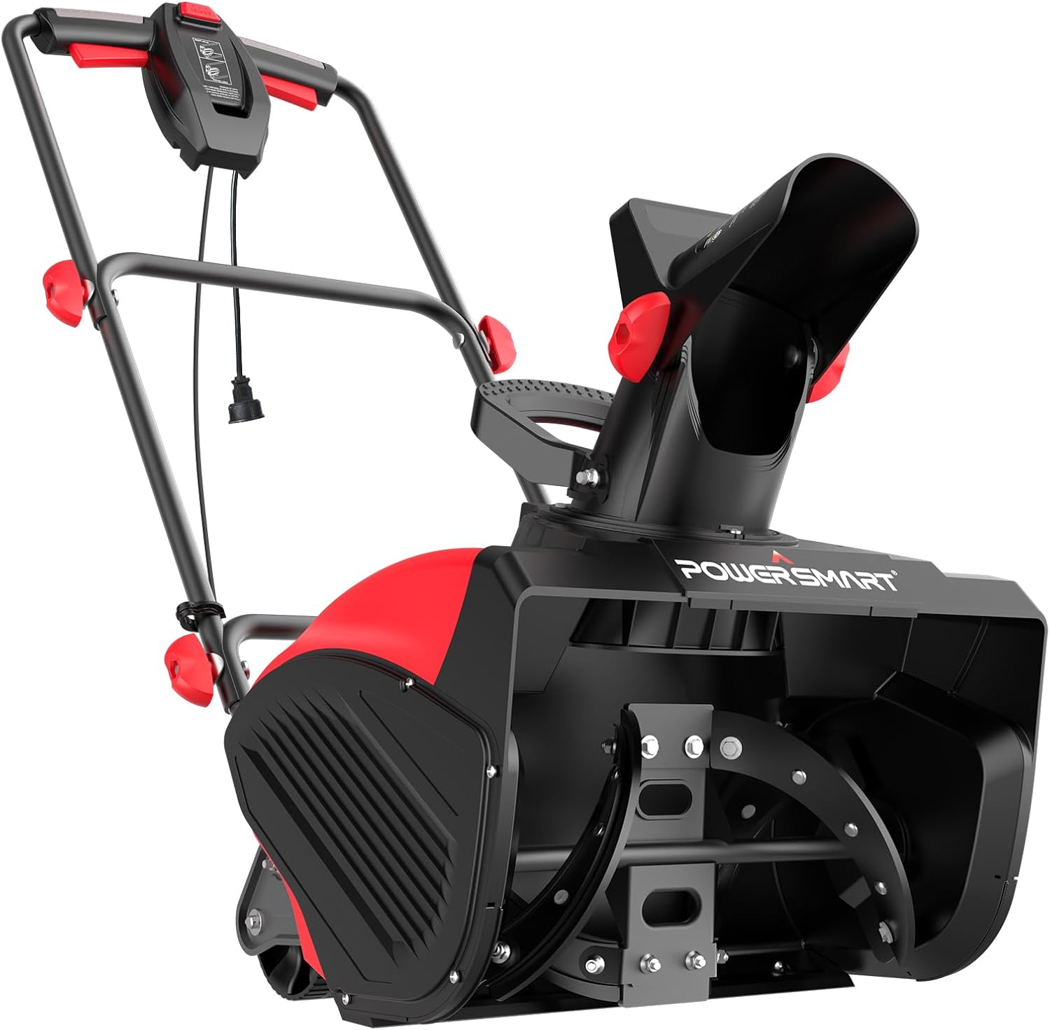 PowerSmart 18-Inch Corded Electric Snow Blower, 15 Amp Motor, 30 ft Throwing Distance (DB7517)