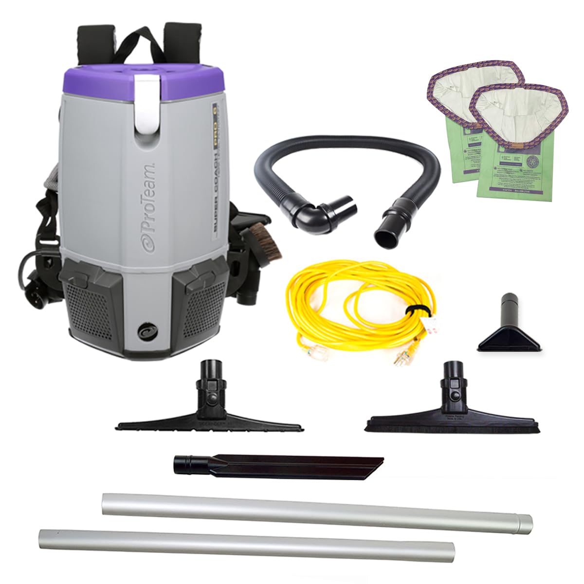 Super Coach Pro 6, 6 qt. Backpack Vacuum w/ 15