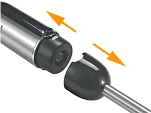 500W Powerful Hand Blender, 4-in-1 Immersion Blender with 6-Speed & Turbo, BPA-Free 600ml Beaker, Whisk, Food Chopper, Stainless Steel Blades, Ergonomic Grip