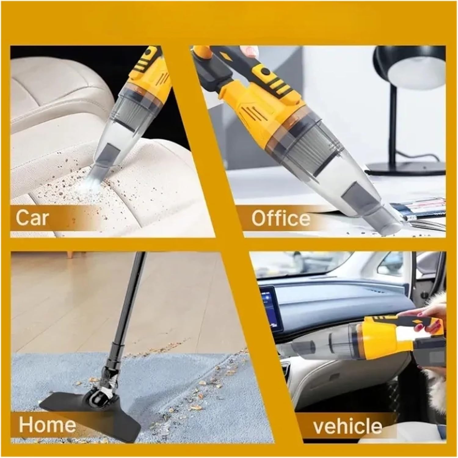 2 in 1 Lightweight Stick Cordless Vacuum Cleaner, Compatible with DeWALT 20V/18V Battery with 2 Mode Suction