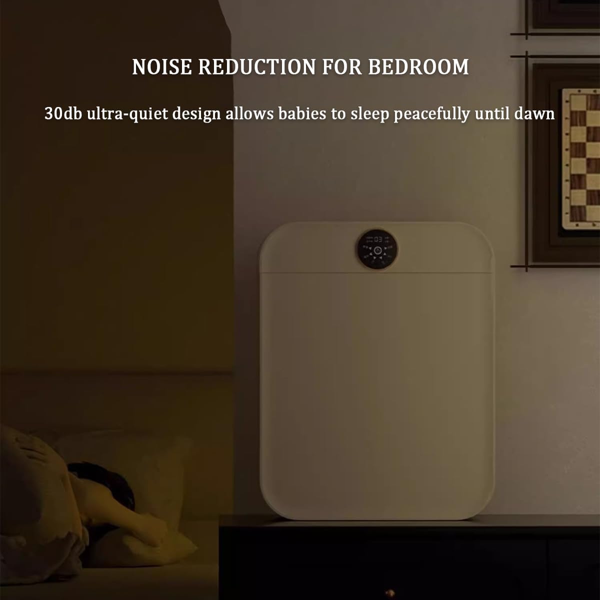 Compact Vented Tumble Dryer, 8L Small Tumble Laundry Dryer with Smart Touch Screen, Timer and 2 Heat Settings