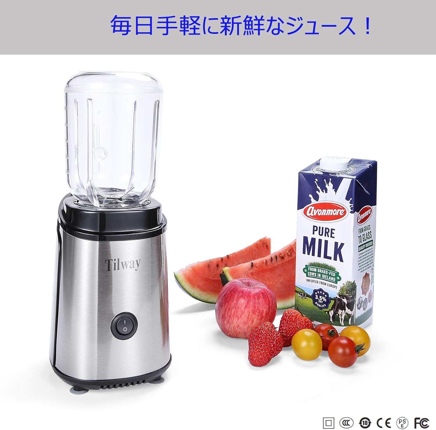 250W 3-in-1 Multi-Function Blender， 600ml Juice，Fruits Vegetables， Grinding Ground Meat， Vacuum Baby Tonic