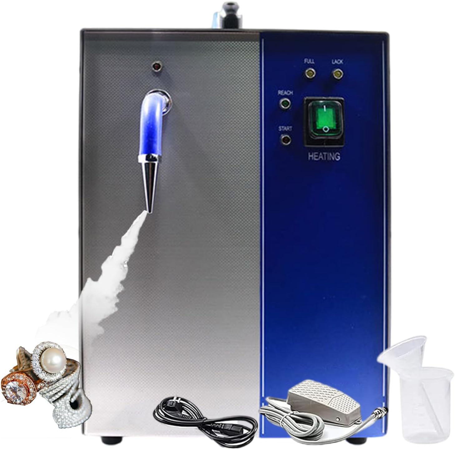 Steam Cleaner For Jewelry Steam Cleaner For Stainless Steel | Professional Adjustable Cleaning Machine 4kg Steam Pressure | Gemstone Cleaning Machine For Jewelry Shops 2l/4l,4L