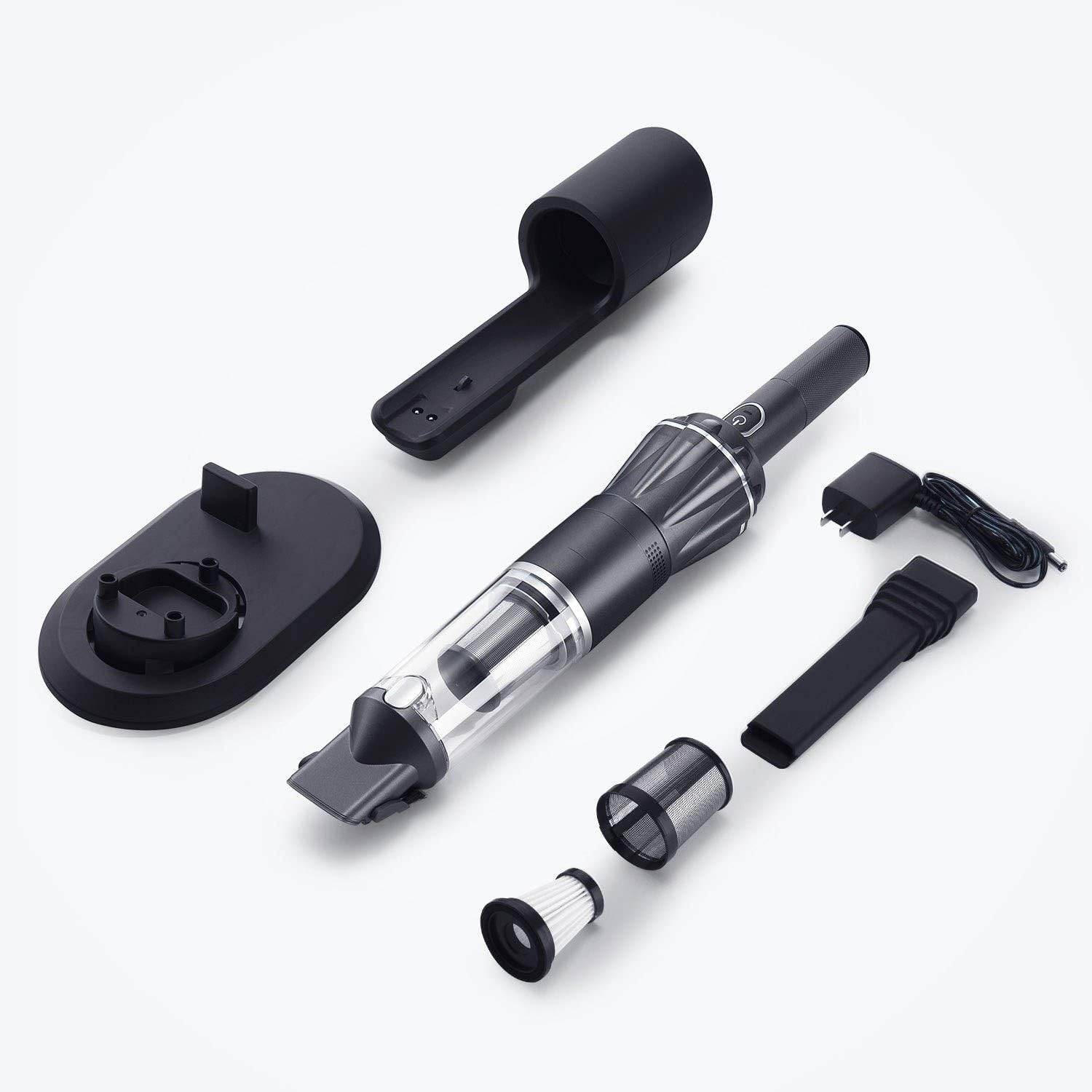 Handheld Cordless Ultra Lightweight Mini Hand Vacuum Cleaner, Single Touch Empty and Detachable Dust Cup, Slim Mini Vacuum Cleaner for Car Home Pet