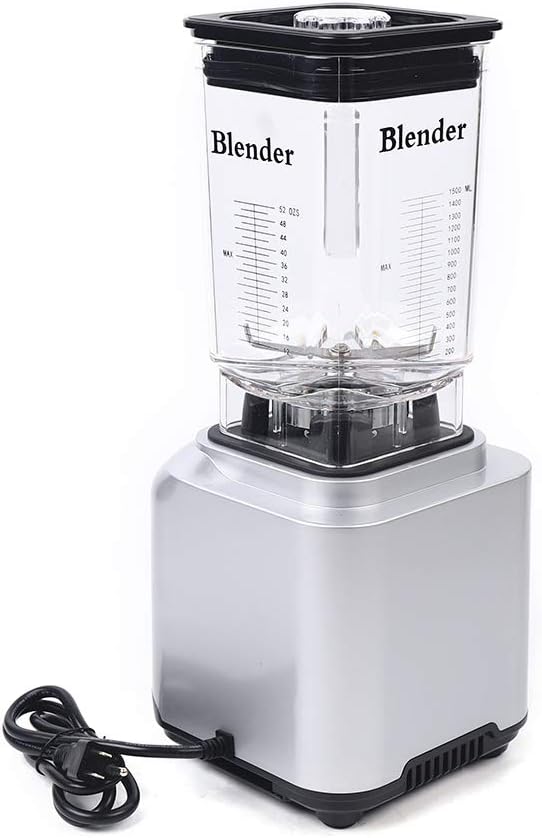 Blender 1450W, Blender with 10 Speed Controls w/Stirring Rod -Alloy Steel Blade, Blender for Shakes and Smoothies available for Ice/Soup/Nut,7.08 x 7.87 x17.7 inches