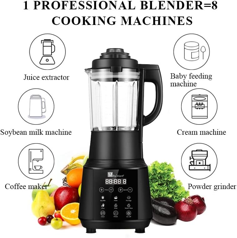BO-HB61 Tempered Glass Heating Blender